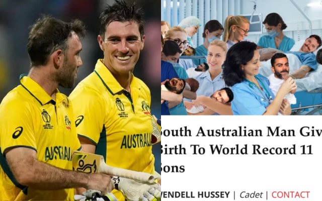 Pat Cummins, Glenn Maxwell and Viral post. (Image Source: Getty Images/Instagram)
