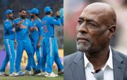 Team India and Viv Richards. (Image Source: Getty Images)