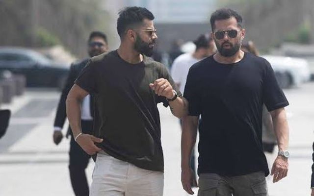 Virat Kohli and Bunty Sajdeh (Image Credit- Twitter X)