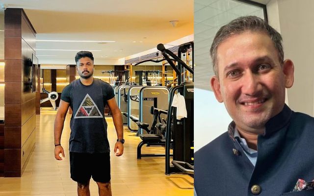 Sanju And Ajit Agarkar (Image Credit- Instagram)