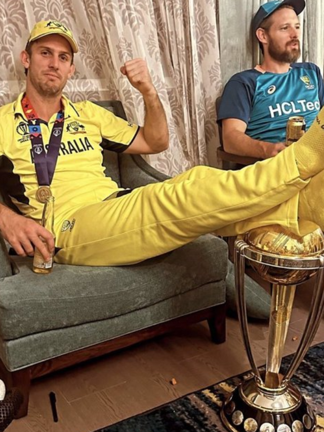 Mitchell Marsh insulted the World Cup trophy, did this disgusting act
