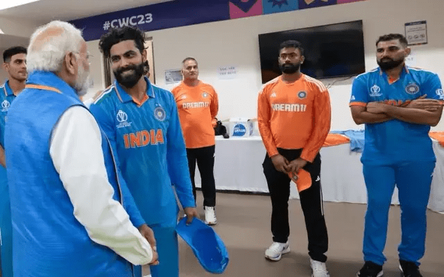 Ravindra Jadeja and PM Modi. (Image Source: X)