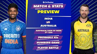 India vs Australia | 3rd Match |  Australia tour of India, 2023  | Match Stats Preview, Pitch Report