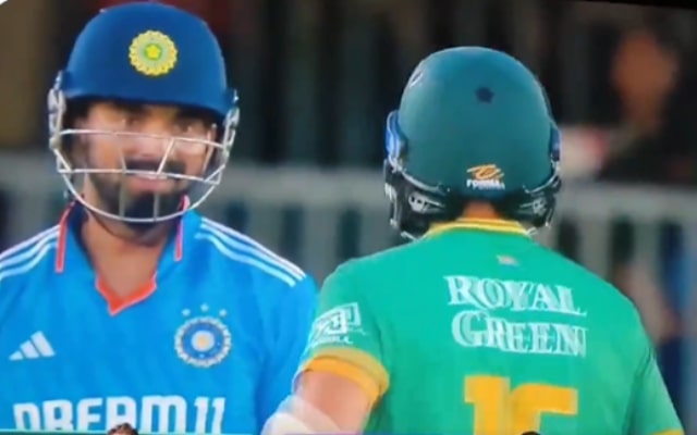 Keshav Maharaj and KL Rahul. (Image Source: X)