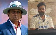 Sunil Gavaskar and Rohit Sharma. (Image Source: Getty Images/X)