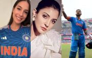 Agata Isabella, Anushka Sharma and Virat Kohli (Pic Source-Twitter)