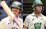 David Warner and Marcus Harris (Pic Source-Twitter)