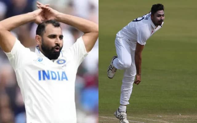Mohammed Shami and Avesh Khan (Pic Source-Twitter)