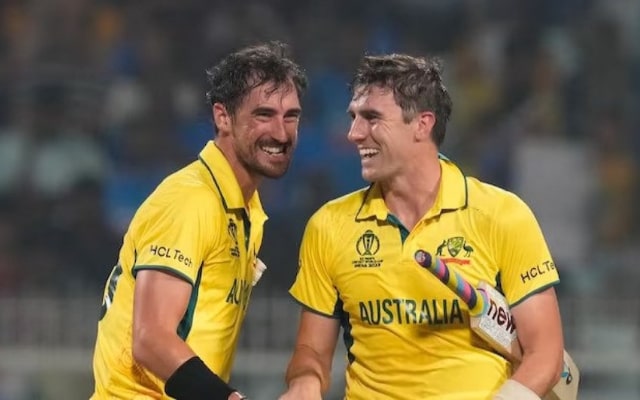 Mitchell Starc and Pat Cummins. (Image Source: Getty Images)