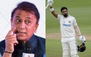 Sunil Gavaskar and KL Rahul. (Image Source: X/BCCI)
