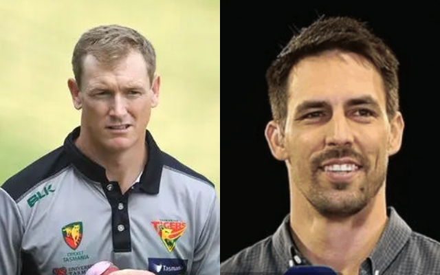 Mitchell Johnson and George Bailey (Image Credit- Twitter)
