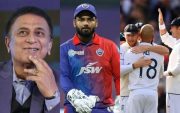 Sunil Gavaskar, Rishabh Pant and England Test Team. (Image Source: Getty Images/IPL)