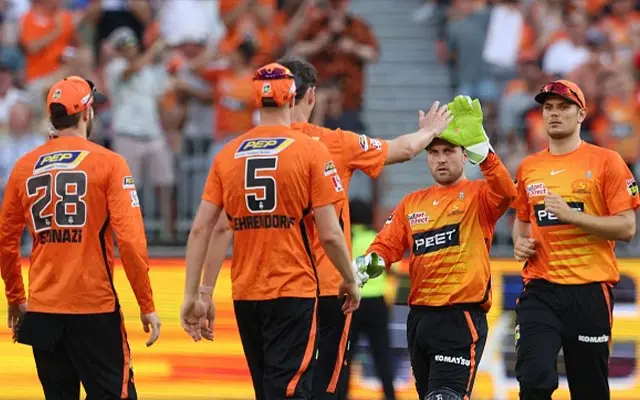 Perth Scorchers. (Photo Source: TREVOR COLLENS/AFP via Getty Images)