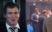 George Bailey and MS Dhoni. (Image Source: YouTube/X)