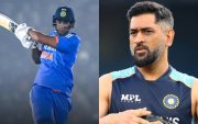 Shivam Dube and MS Dhoni. (Image Source: X/Getty Images)