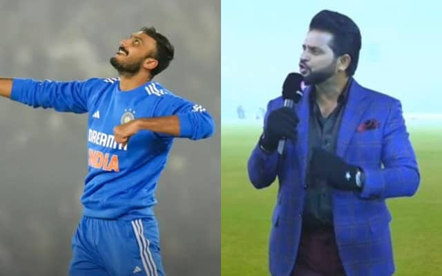 Axar Patel and Suresh Raina (Pic Source-Twitter)
