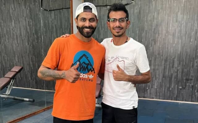 Yuzvendra Chahal and Ravindra Jadeja (Pic Source-Instagram)