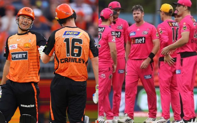 Perth Scorchers vs Sydney Sixers (Image Credit- Twitter)