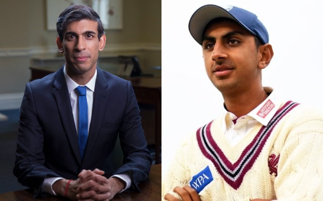 Shoaib Bashir and Rishi Sunak. (Image Source: Getty Images)