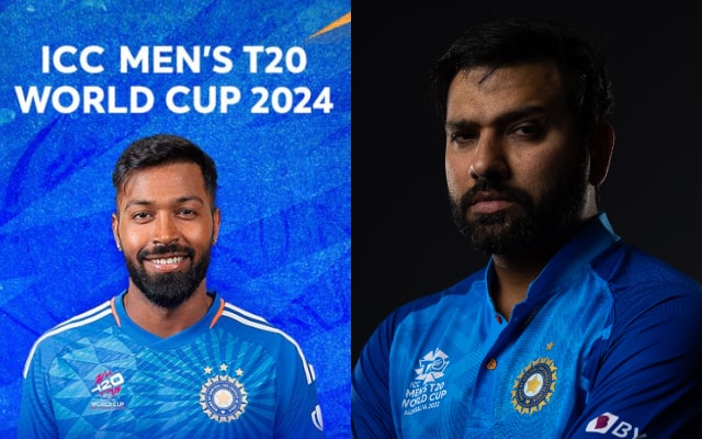 Hardik Pandya and Rohit Sharma. (Image Source: Star Sports X/Getty Images)