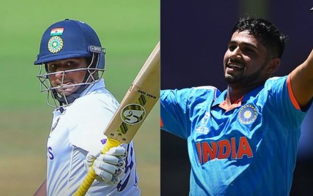 Musheer Khan and Sarfaraz Khan (Image Credit- Twitter X)