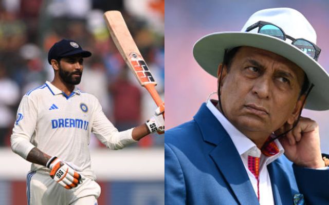 Ravindra Jadeja and Sunil Gavaskar. (Photo Source: Getty Images)