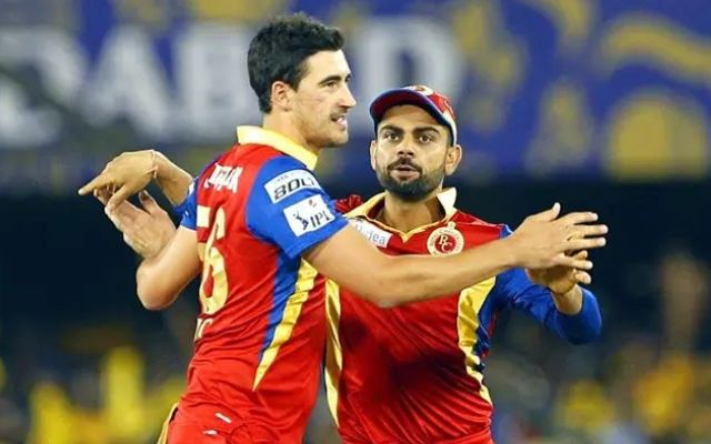 Virat Kohli and Mitchell Starc. (Photo Source: X(Twitter)