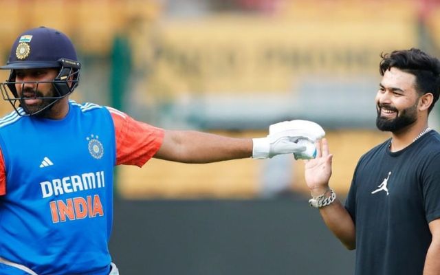 Rohit Sharma And Rishabh Pant (Image Credit- BCCI)