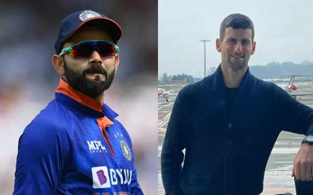 Virat Kohli and Novak Djokovic. (Photo Source: Getty and Instagram)