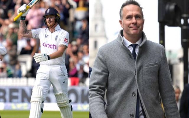 Ben Stokes Michael Vaughan (Photo Source: X/Twitter)