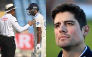 R Ashwin and Alastair Cook. (Image Source: Getty Images)