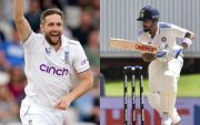 Chris Woakes and Virat Kohli (Image Credit- Twitter)