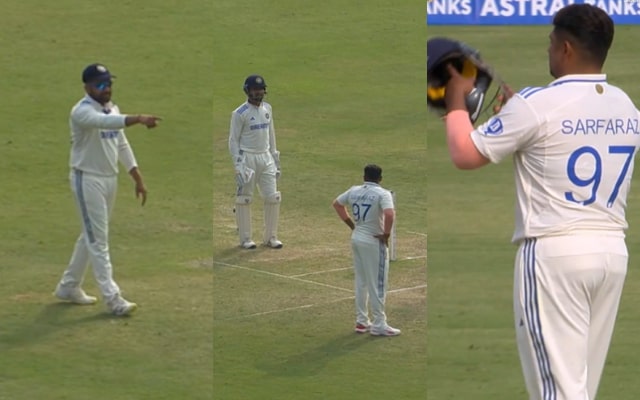 Rohit Sharma and Sarfaraz Khan. (Image Source: X)
