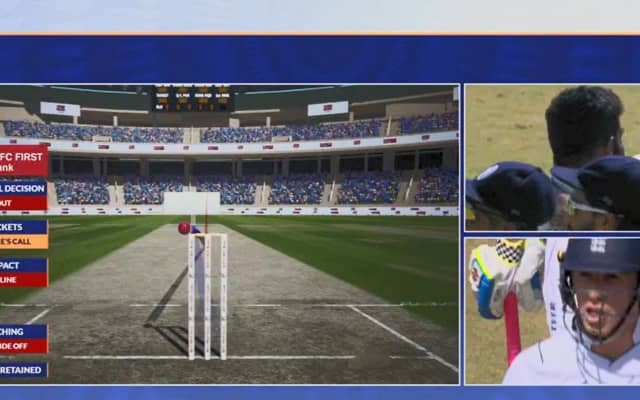 Zak Crawley Wicket (Pic Source-Twitter)