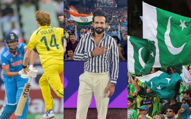IND vs AUS, Irfan Pathan and Pakistani fans. (Image Source:X)