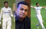 Shubman Gill, Virender Sehwag and Yashasvi Jaiswal. (Image Source: Getty Images)