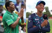 Makhaya Ntini and Thando Ntini (Image Credit- Twitter)