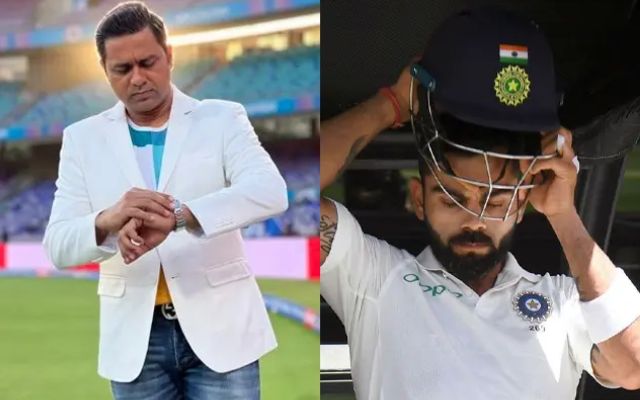 Aakash Chopra and Virat Kohli. (Photo Source: Twitter)