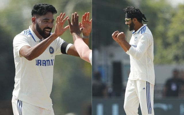 Moh. Siraj Ravindra Jadeja (Photo Source: X/Twitter)