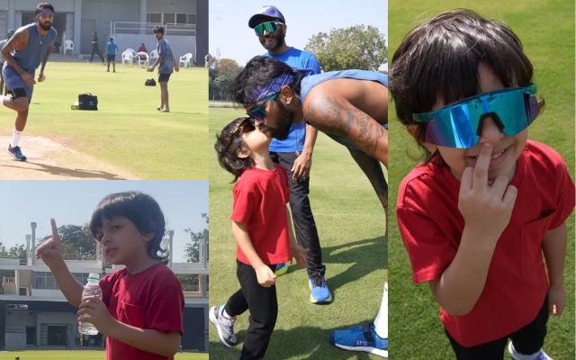 Hardik Pandya With His Son (Image Credit- Instagram)