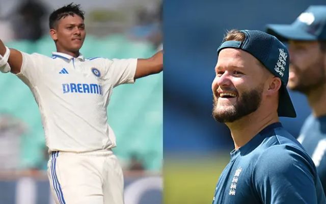 Yashasvi Jaiswal and Ben Dukett. (Photo Source: X(Twitter)