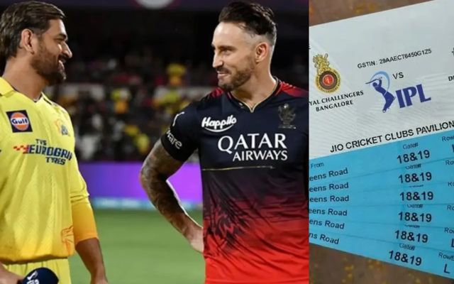 CSK vs RCB Tickets (Photo Source: X)