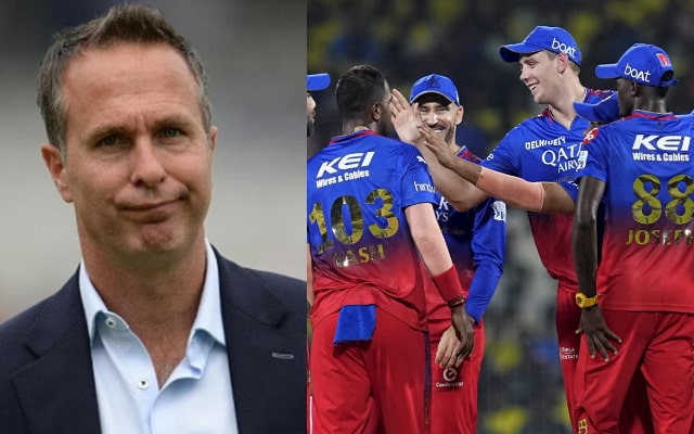 Michael Vaughan and RCB. (Image Source: Getty Images/X)