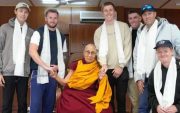 England Cricketers With Dalai Lama (Pic Source-Twitter)