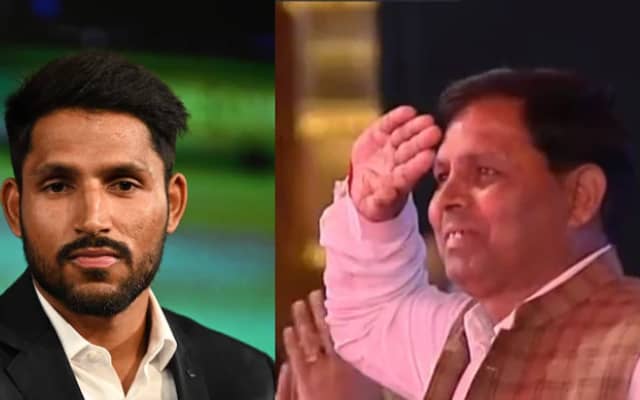 Dhruv Jurel Father Salute His Son (Pic Source-X)