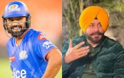 Rohit Sharma and Navjot Singh Siddhu (Pic SOurce-X)