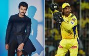 Vijay Deverakonda and MS Dhoni (Pic Source-X)