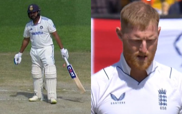 Rohit Sharma and Ben Stokes (Image Credit- Twitter)