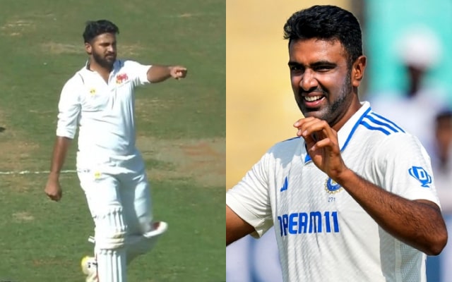 Shardul Thakur and R Ashwin. (Image Source: X)