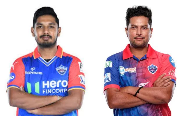 Kuldeep Yadav and Ricky Bhui (Image Credit- Twitter X)